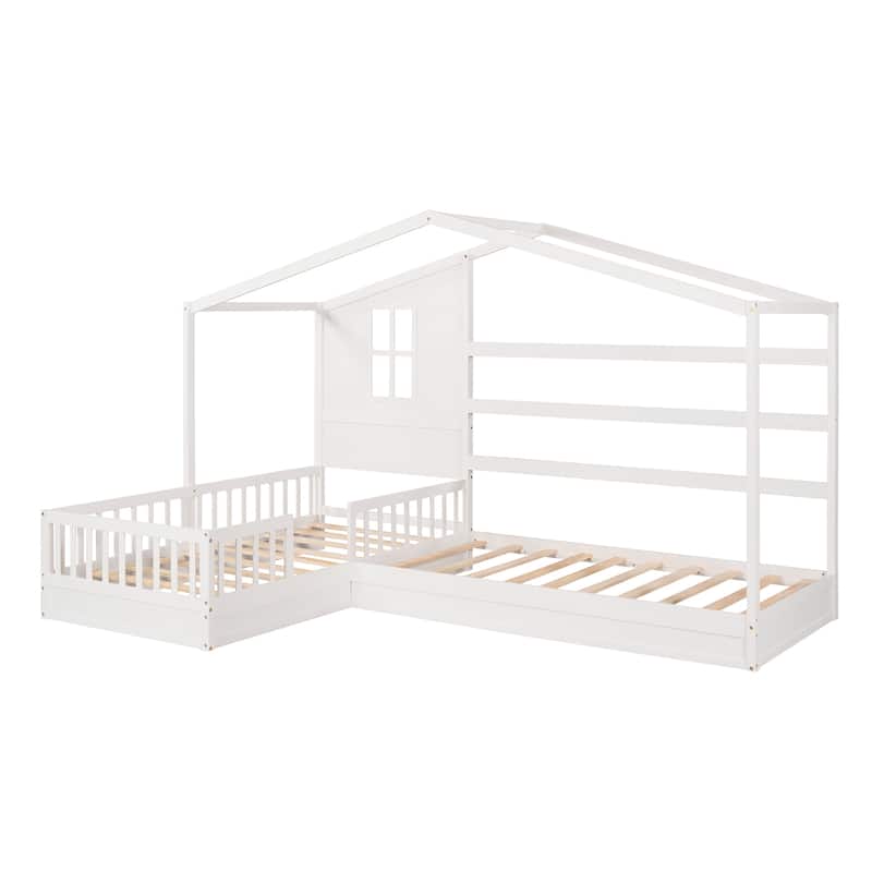 Wood House Bed Twin Size