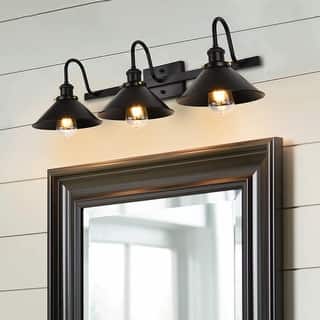 Modern Vanity Lights Dimmable Bathroom Light Fixtures with Cone Shade