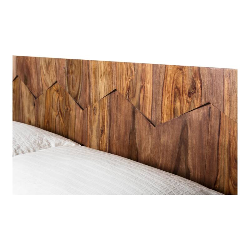 King Size Bed - Modern Upholstered Platform Bed with Wooden Frame & Storage - HomeStock