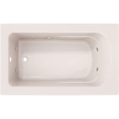 PROFLO Lansford Drop In Acrylic Whirlpool Tub with Reversible Drain
