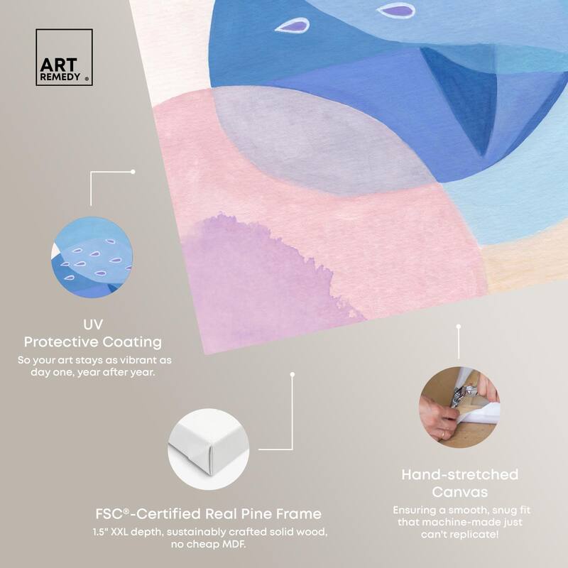 Doll Memories - Pretty Blue II Canvas by Art Remedy, Gallery Wrapped