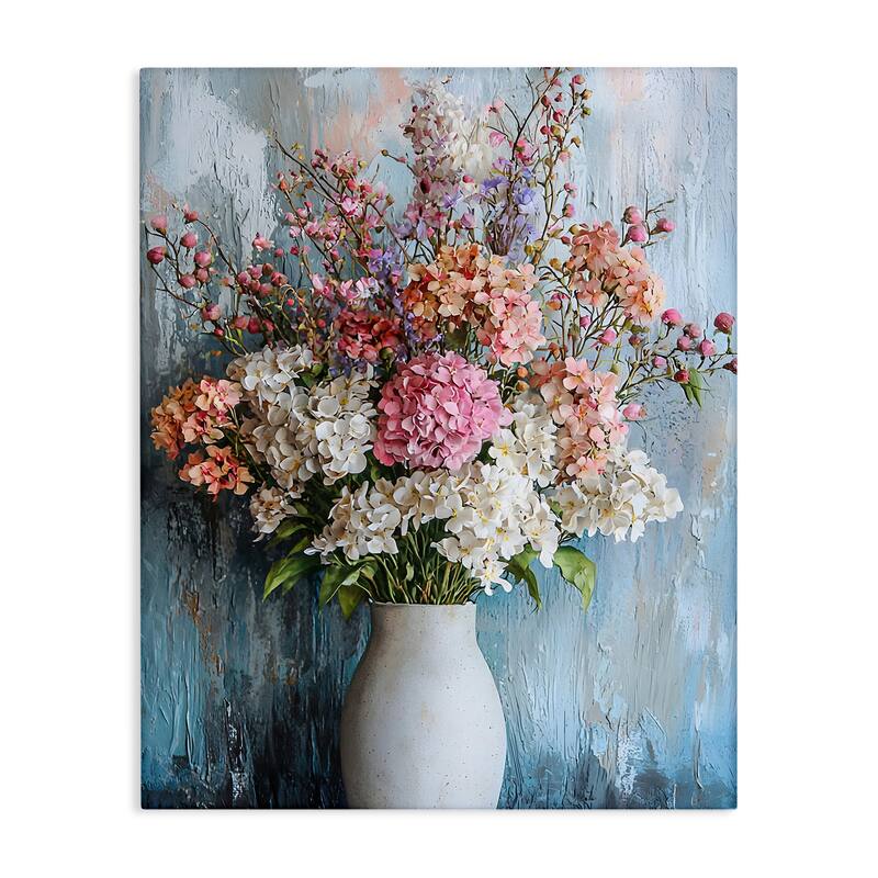 Stupell Hydrangea Vase Still Life Canvas Wall Art Design By Franklyn Gregory - 24 x 30