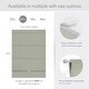 preview thumbnail 5 of 5, GoDear Design 99.99% Blackout Magnetic Roman Shades, No Drill Cordless Woven Fabric Blinds - 23", 37", 35", 46" W, Gainsboro
