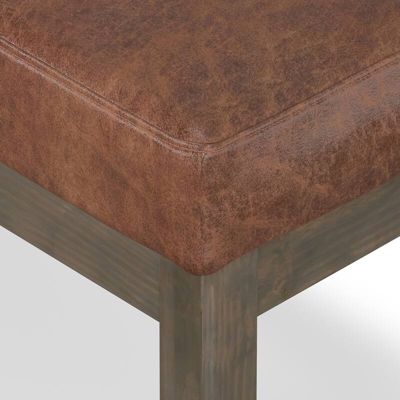 WYNDENHALL Madison 26 inch Wide Contemporary Rectangle Ottoman Bench