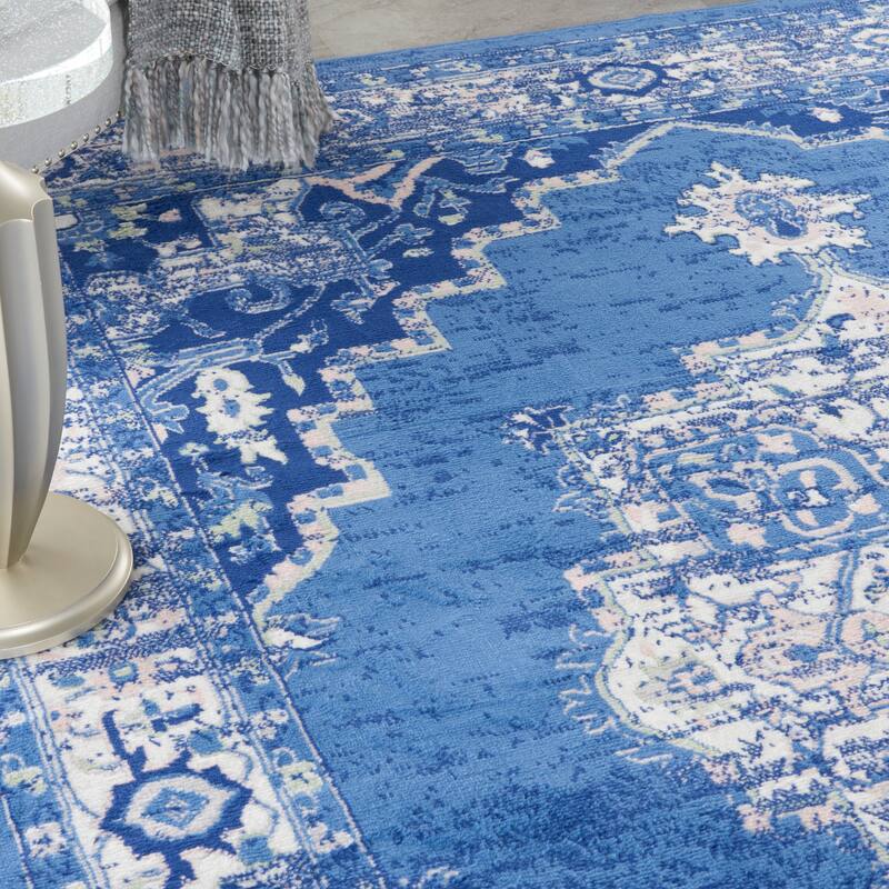 Nourison Whimsicle Modern Persian Floral Medallion Area Rug