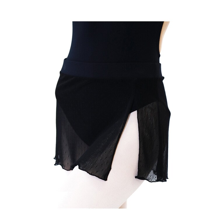 girls black dance skirt