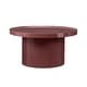 preview thumbnail 11 of 14, HULALA HOME Modern Round Coffee Table with Enamel Finish