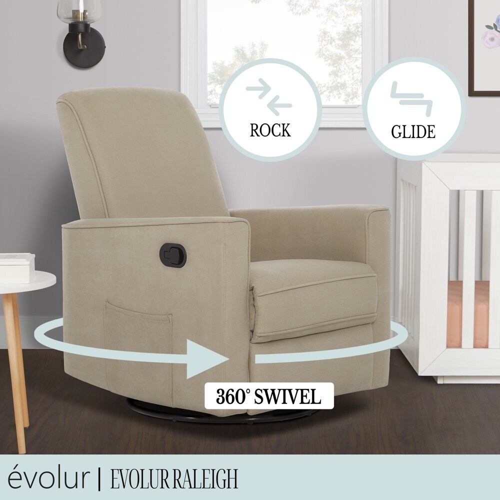 Evolur raleigh hotsell glider rocking chair
