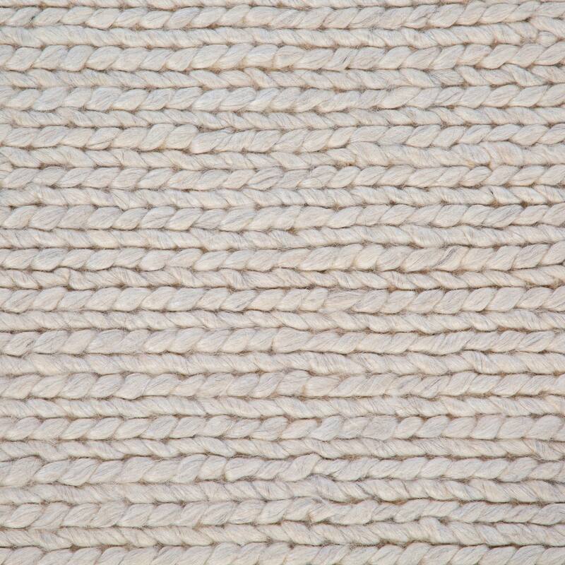 Ben Soleimani Braided New Zealand Wool and Viscose Hand Woven Rug