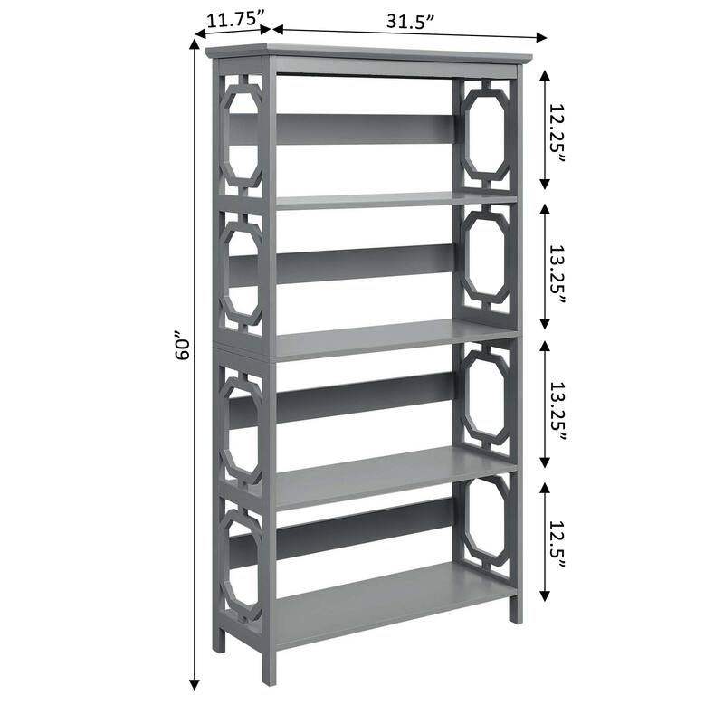 Convenience Concepts Omega 5 Tier Bookcase
