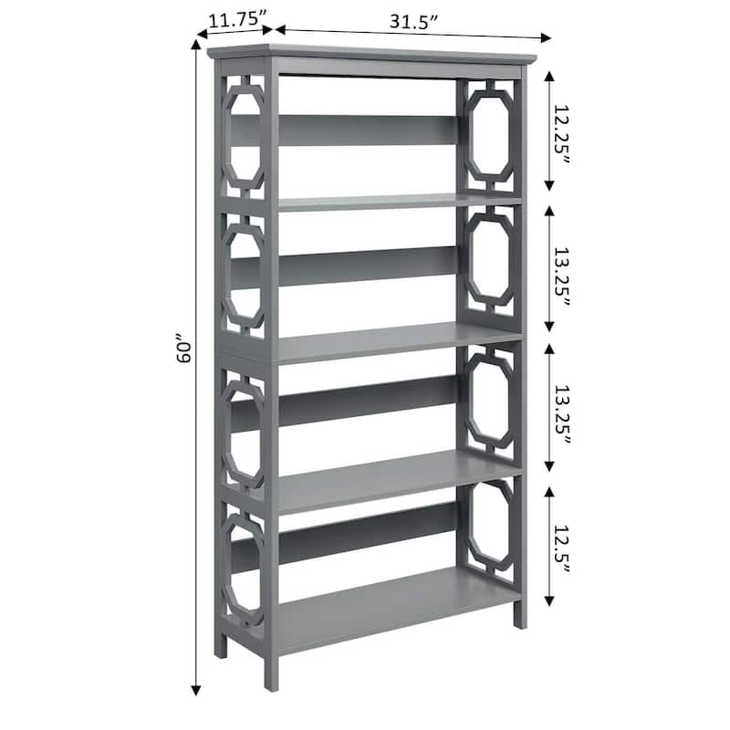Convenience Concepts Omega 5 Tier Bookcase
