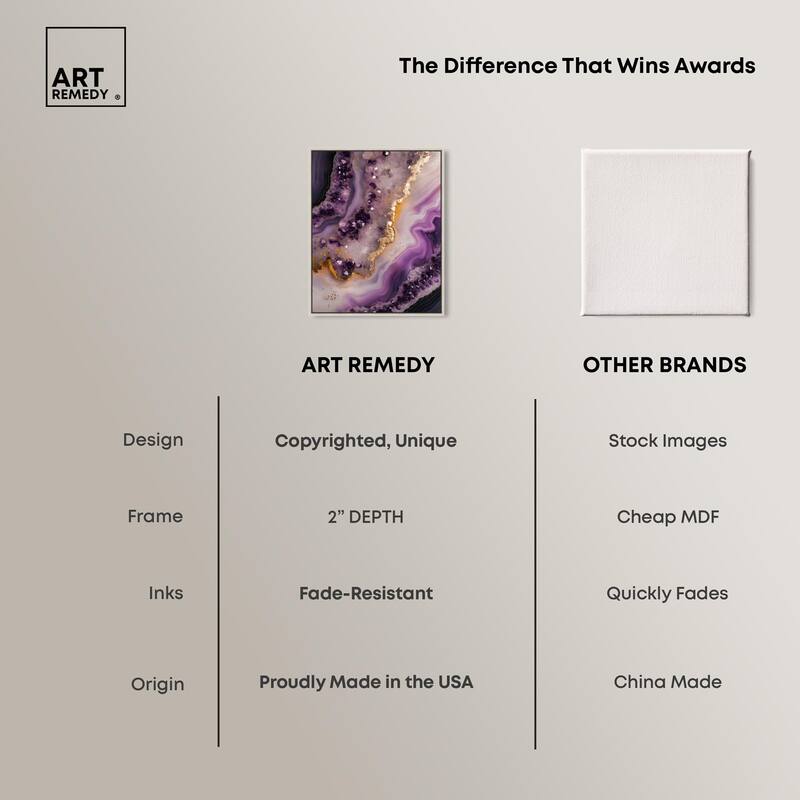 Amethystine Dream I Canvas by Art Remedy