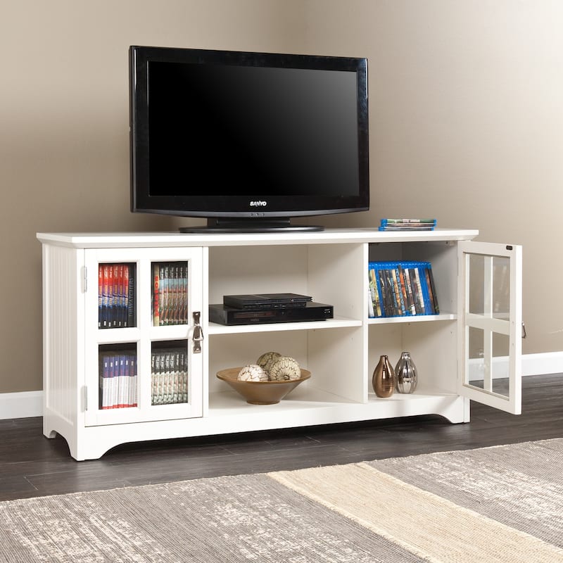 SEI Furniture Easton White Media TV Stand for TV's up to 50"
