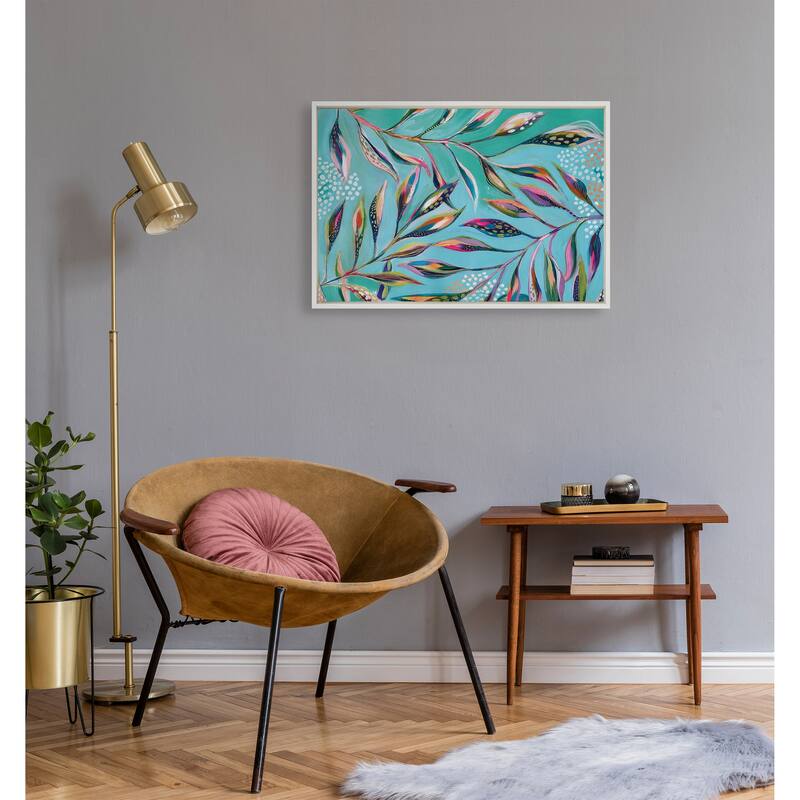 Kate and Laurel Sylvie A Tranquil Moment Framed Canvas by Jessi Raulet of Ettavee