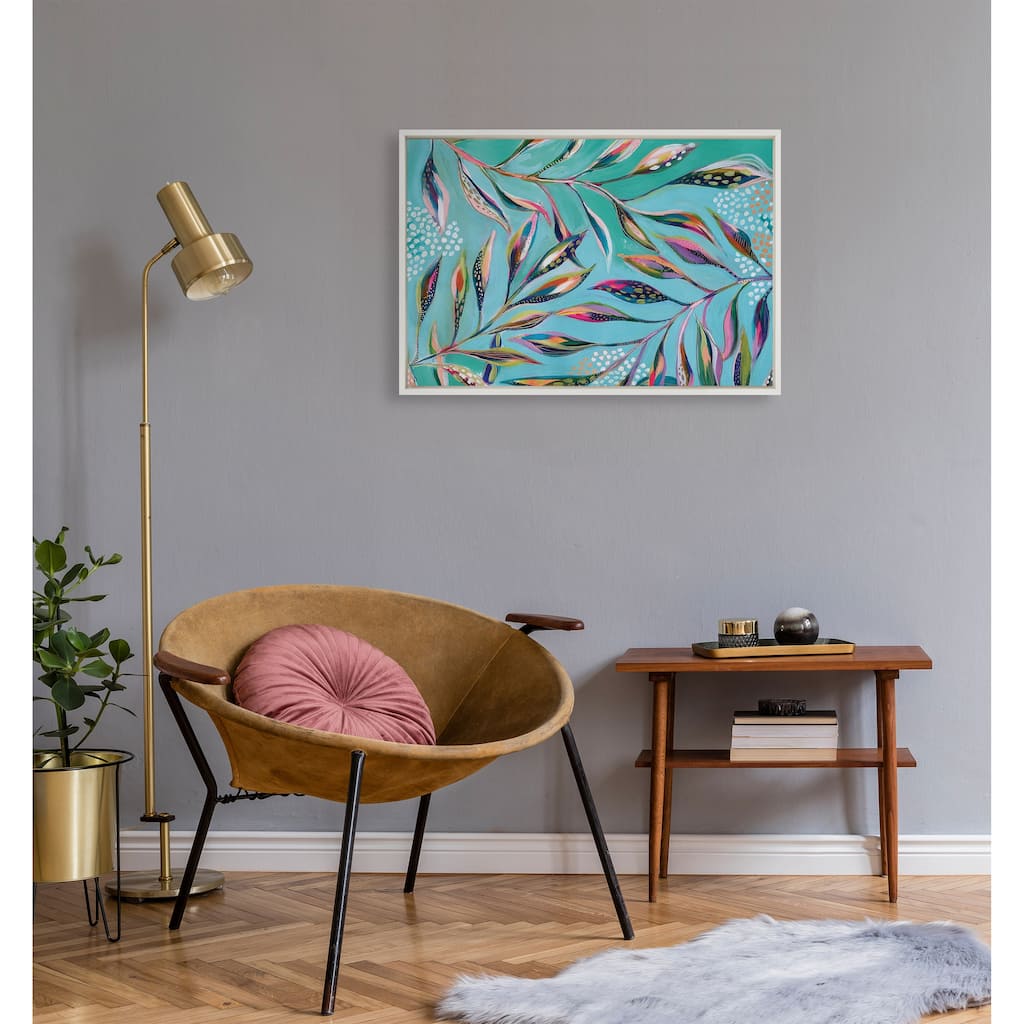 Kate and Laurel Sylvie A Tranquil Moment Framed Canvas by Jessi Raulet of Ettavee