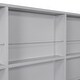 preview thumbnail 11 of 45, Wooden Full Size House Bed with Trundle,Kids Bed with Shelf, Gray