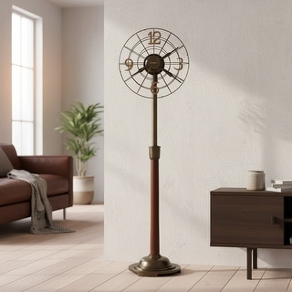 Howard Miller Floor Phan Retro Transitional Style Standing Clock with Pendulum and Movements, Reloj de Pendulo de Piso