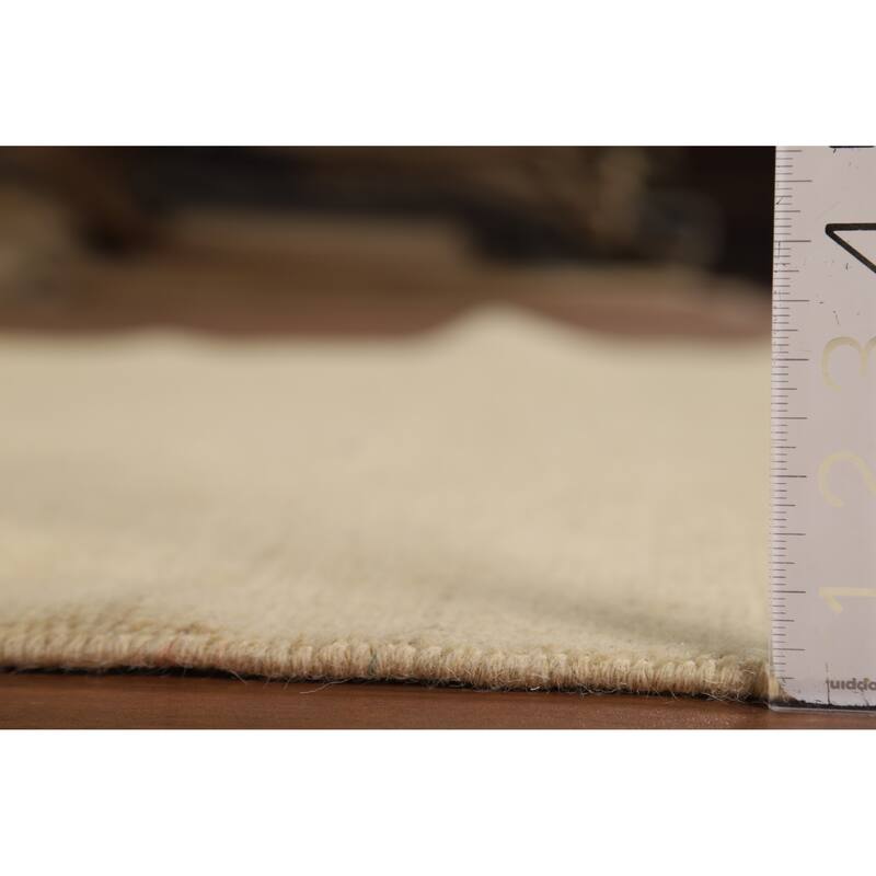 Gabbeh Modern Oriental Rug Hand-Knotted Wool Carpet - 4'10"x 6'5"