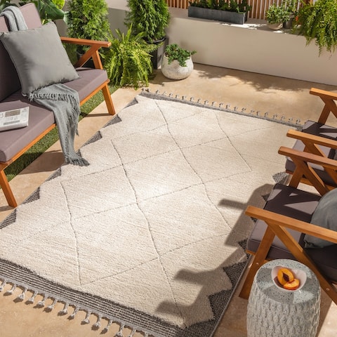 Paline Bohemian Chevron Area Rug
