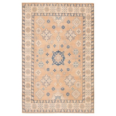 ECARPETGALLERY Hand-knotted Finest Ghazni Tan Wool Rug - 8'5 x 12'8