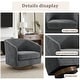 preview thumbnail 71 of 88, 31.1'' W Modern Barrel Swivel Accent Chair