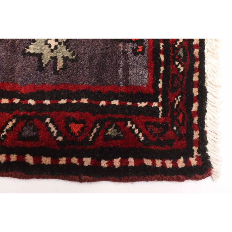 ECARPETGALLERY Hand-knotted Anadol Black Wool Rug - 4'7 x 7'3