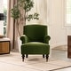 preview thumbnail 20 of 30, Eloise 30" Transitional Velvet Pleated Sock Arm Accent Chair Single - Olive Green Performance Velvet