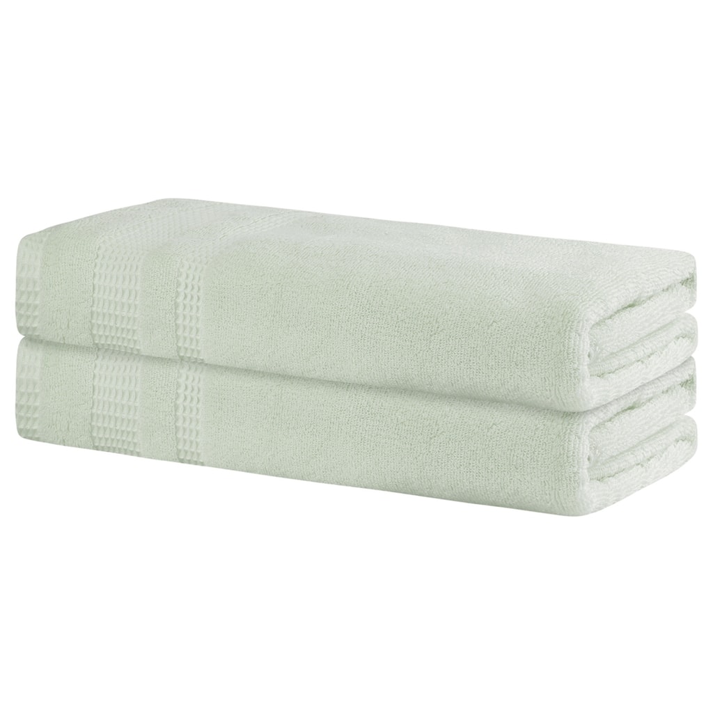 Cotton Bath Towel Set of 2, Luxury Towels, Highly Absorbent and Quick Dry Towels for Hotel, Spa 28" x 56"