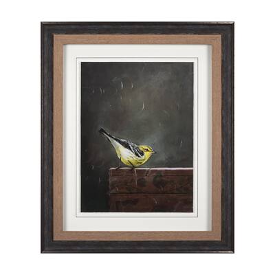 Graceful Poise IV (Blackburnian Warbler) Framed Art Print