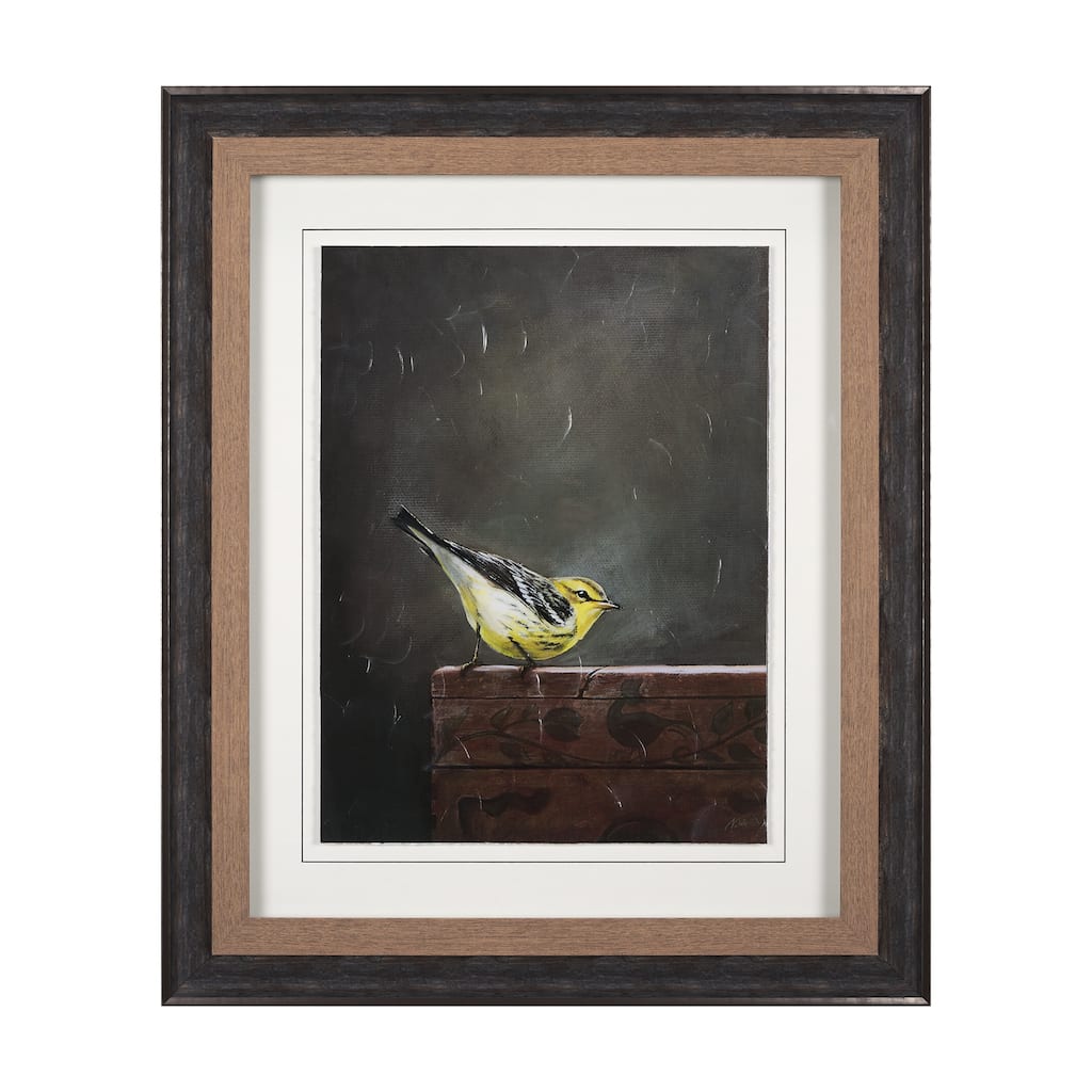 Graceful Poise IV (Blackburnian Warbler) Framed Art Print