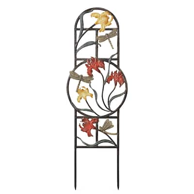 Spi Narrow Dragonfly Trellis 34.5" X 11.5" X .5" 2.50 Lbs. Aluminum