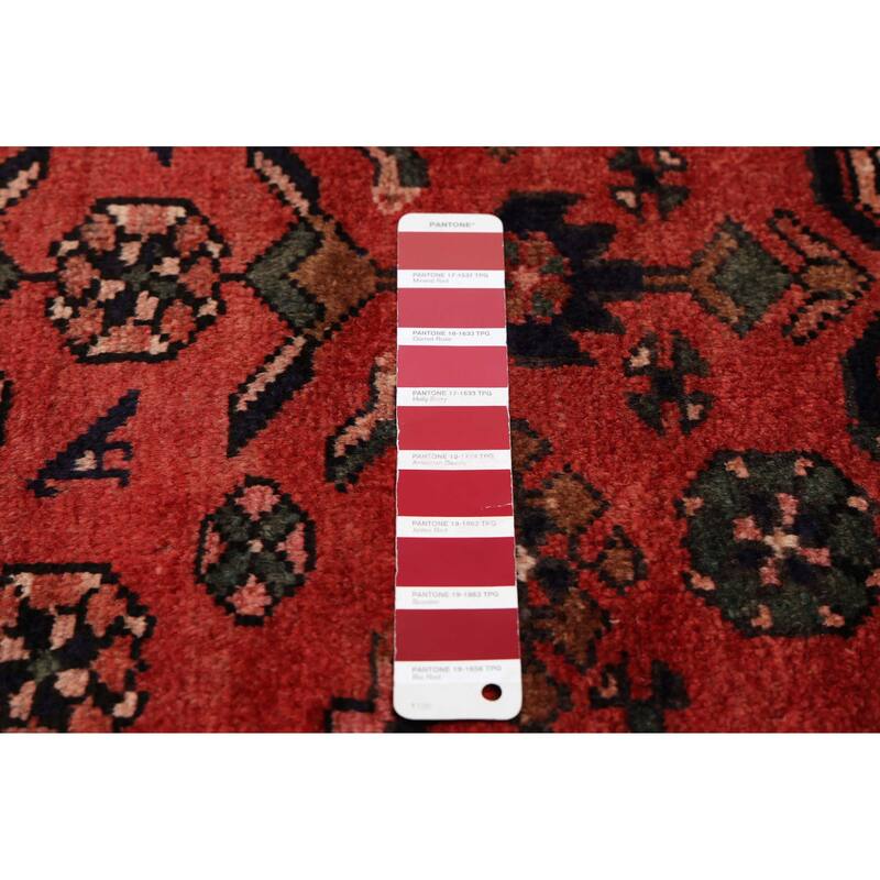 ECARPETGALLERY Hand-knotted Andelz Light Red Wool Rug - 4'1 x 7'3