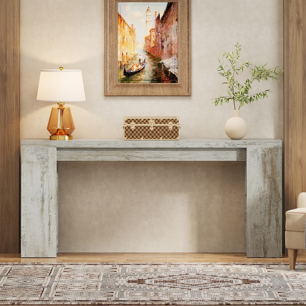 70.9" Long Console Sofa Table for Entryway Living Room - 11.81"D x 70.9"W x 33.5"H