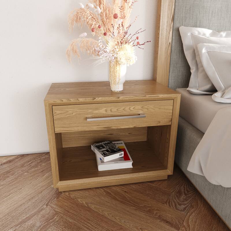 Nova Domus Santa Barbara Modern Natural Nightstand - Natural
