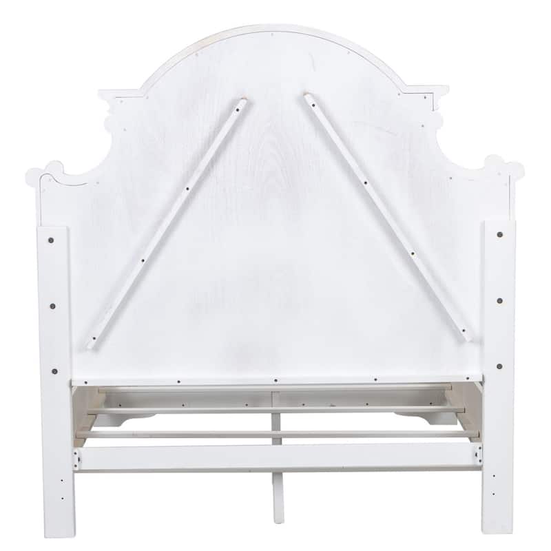 Liberty Furniture Magnolia Manor California King Panel Bed, Dresser & Mirror, Night Stand
