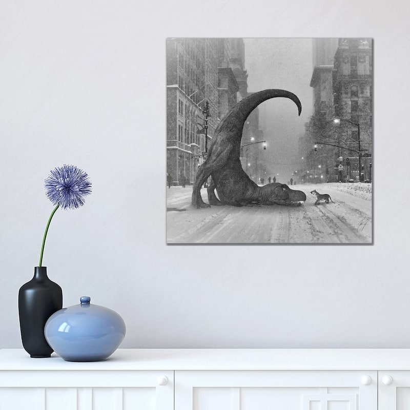 iCanvas "Wanna Play" by Kathrin Federer Canvas Print - 18x18x1.5