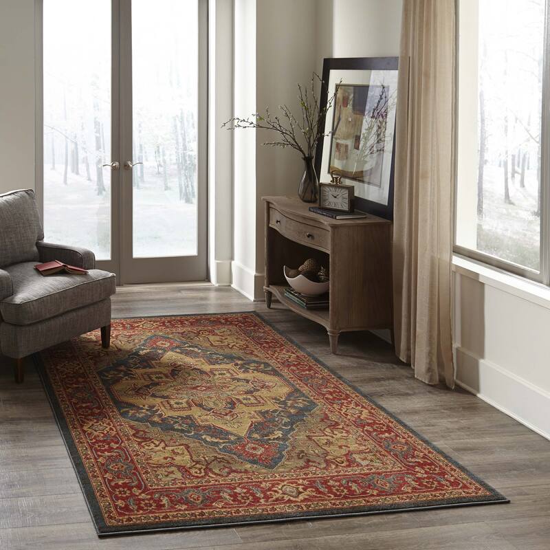 ECARPETGALLERY Machine Woven Lux Traditional Area Rug