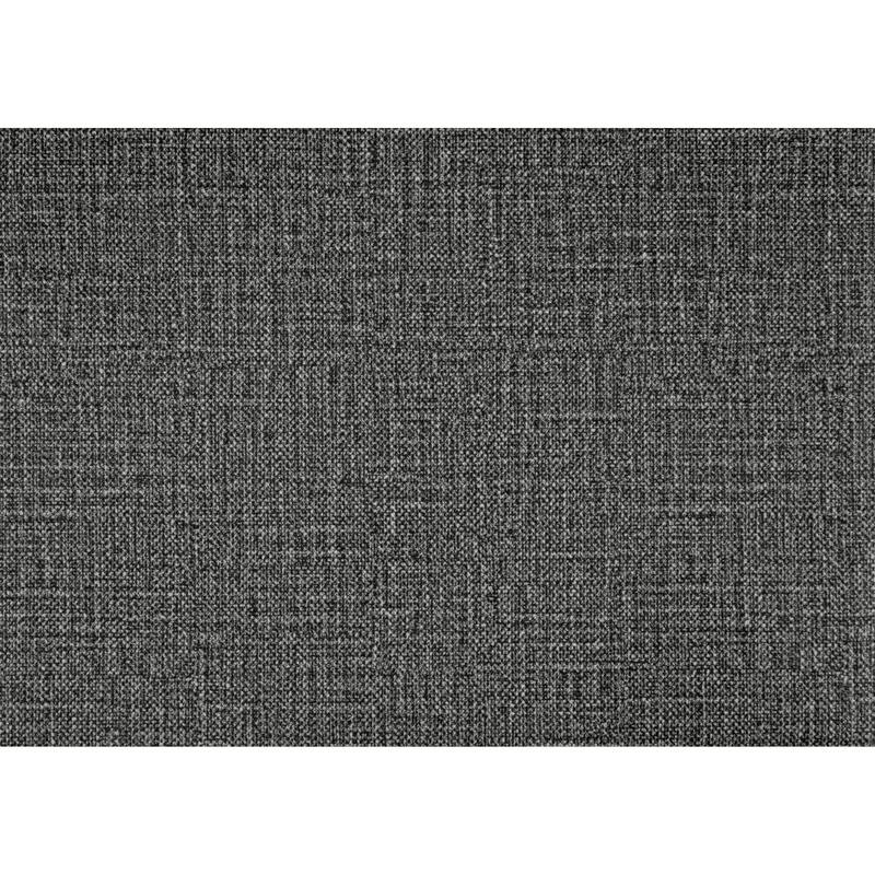 Unique Design Fabric Armchair with Antique Natural Finish and Tufted Back