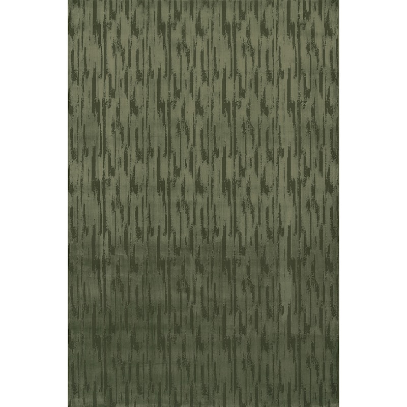 Nuloom Zirella Mid-Century Geomeric Area Rug - 4' x 6' - Green - Rectangle