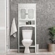 preview thumbnail 2 of 4, Teamson Home Lisbon Wooden Over-the-Toilet Space Saver - 7.52" L x 24.02" W x 67.01" H