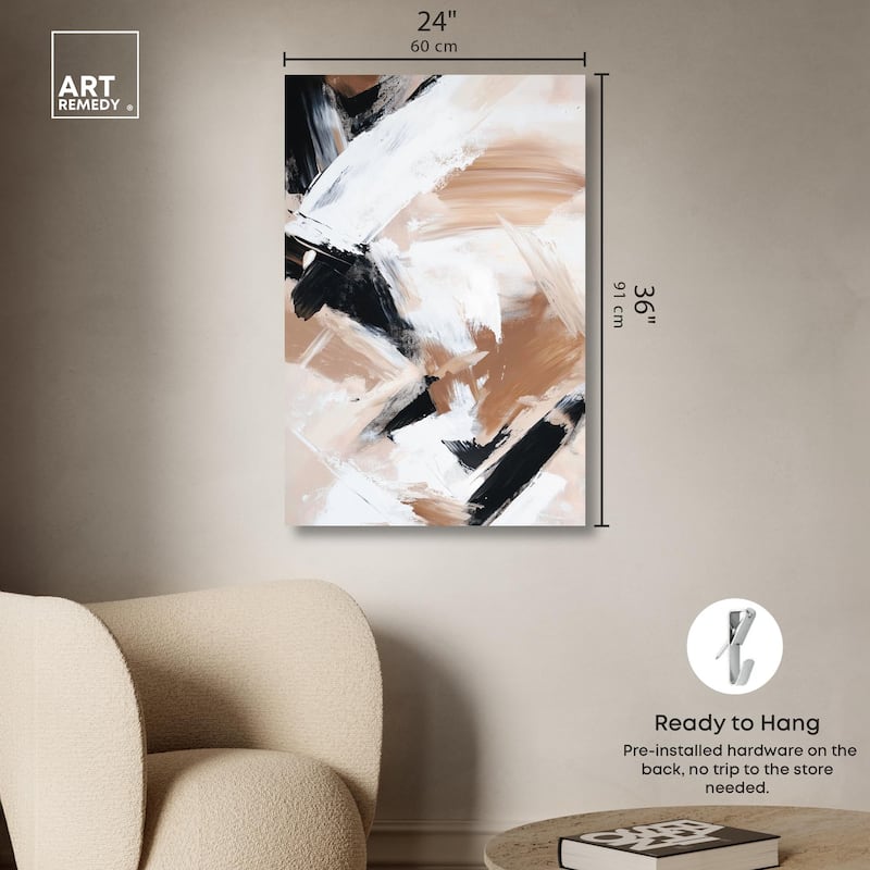 Sable and Sand I Canvas by Art Remedy, Gallery Wrapped
