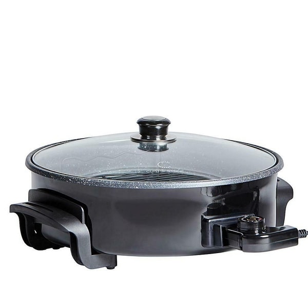 Curtis Stone Dura-Electric Nonstick 14" Rapid Skillet Model 660-026. Opens flyout.