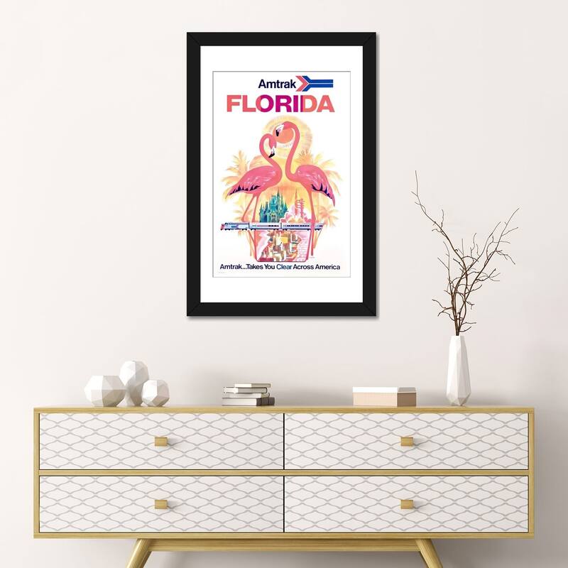 iCanvas "Amtrak Florida" by Unknown Artist