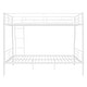 preview thumbnail 29 of 31, Full XL Over Queen Metal Bunk Bed with Chrome Finish, Safety Guardrails, Space-Saving Design, Easy Assembly