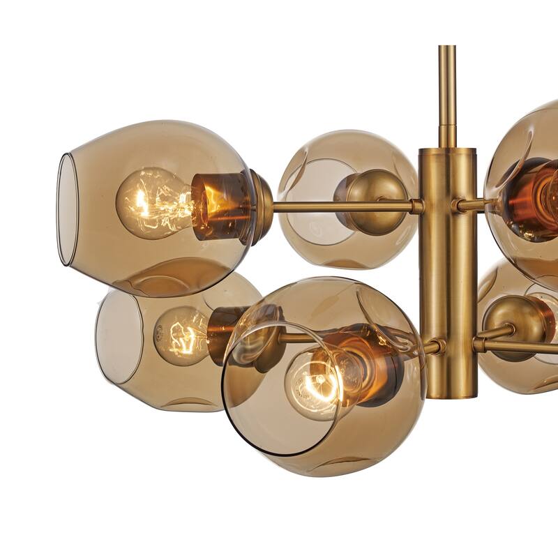 Trans Globe Clusters 8 Light Chandelier Chandelier