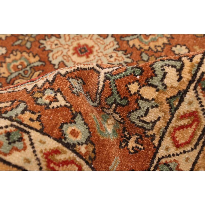 ECARPETGALLERY Hand-knotted Jamshidpour Copper Wool Rug - 8'0 x 10'3