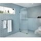 preview thumbnail 10 of 9, Glass Warehouse ARC-FL-34 Maven 86-3/4" High x 34" Wide Shower Screen