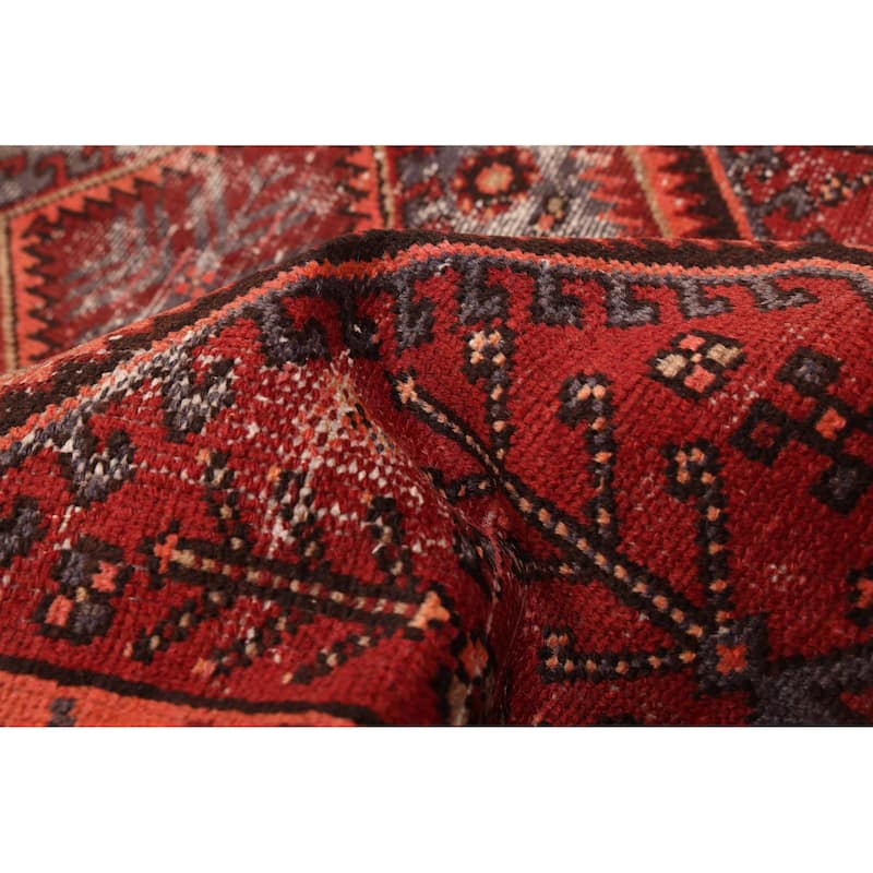 ECARPETGALLERY Hand-knotted Anadol Vintage Red Wool Rug - 3'1 x 9'6