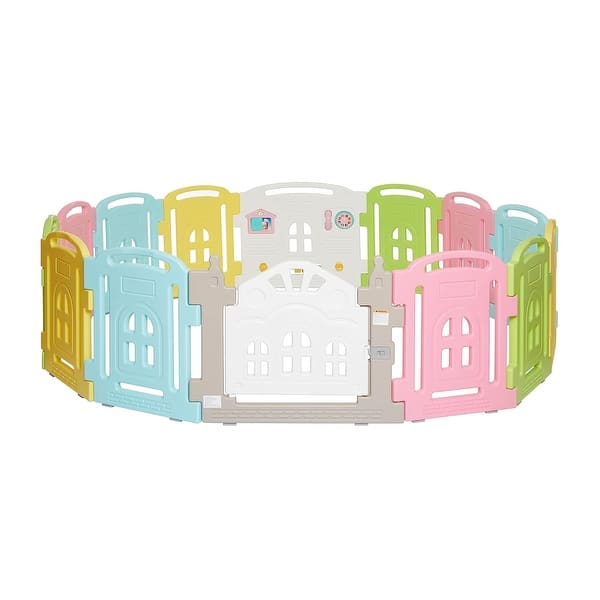 slide 2 of 8, Dream On Me 14 Panel Groovy Play Center - Multicolor Multicolor