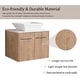 preview thumbnail 63 of 62, Beingnext 24"/30" Single Bathroom Vanity with Sink, Floating Bathroom Vanity with 2 Soft Close Doors